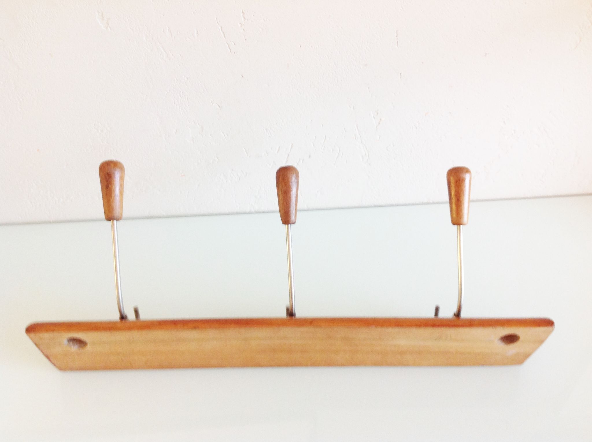 Wood coatrack vintage 60/70
