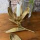 Vintage flower ashtray candle holder