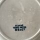Set of 7 plates Terre de Fer XIXth mismatched