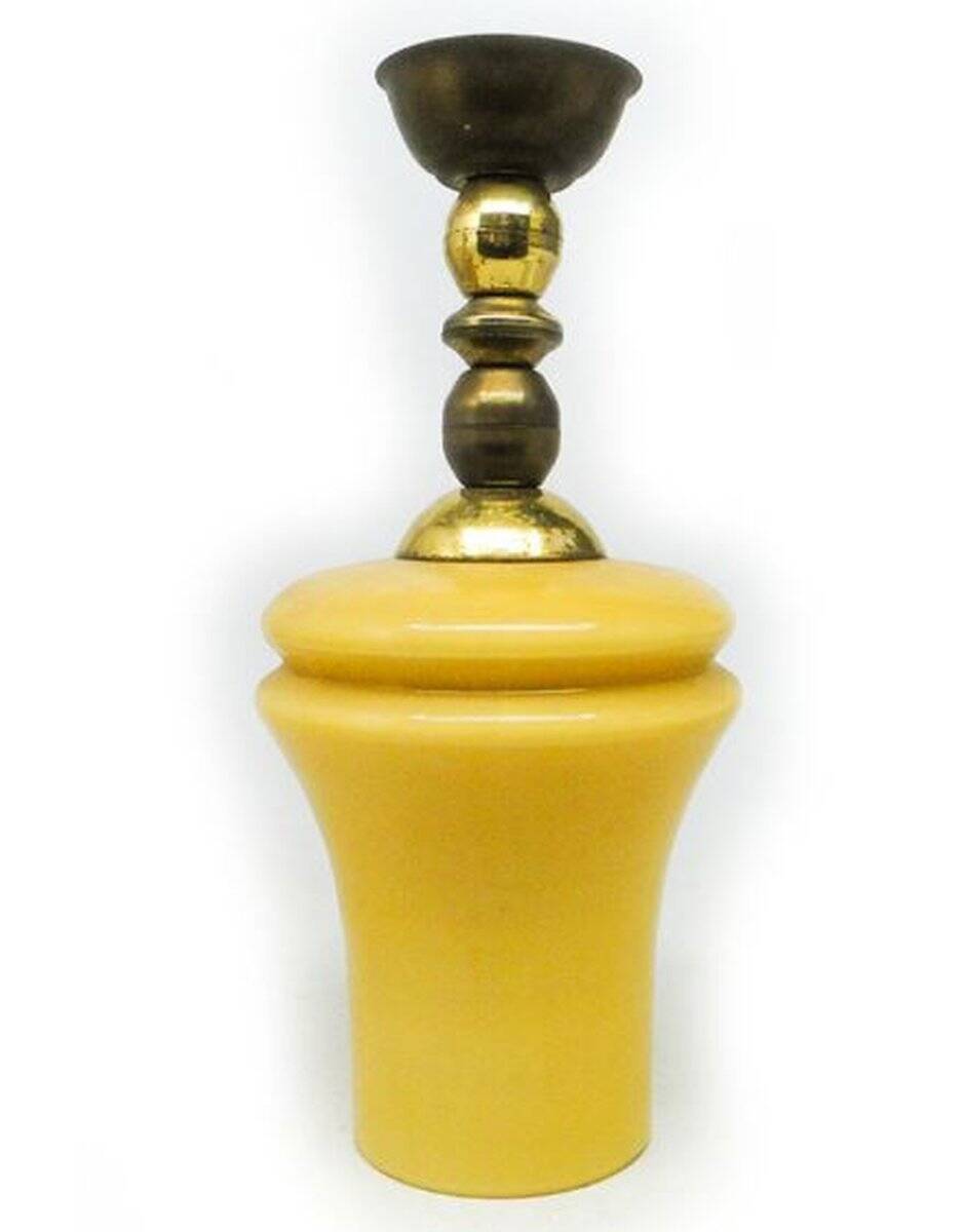 Pop art style pendant lamp, Poland, 1960s
