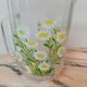 Orangeade service with a jug and six glasses featuring a daisy pattern.