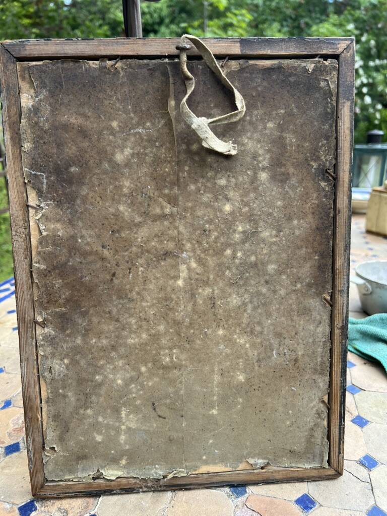 Framed religious image – "Per Mariam ad Jesum" – Paris, circa 1900