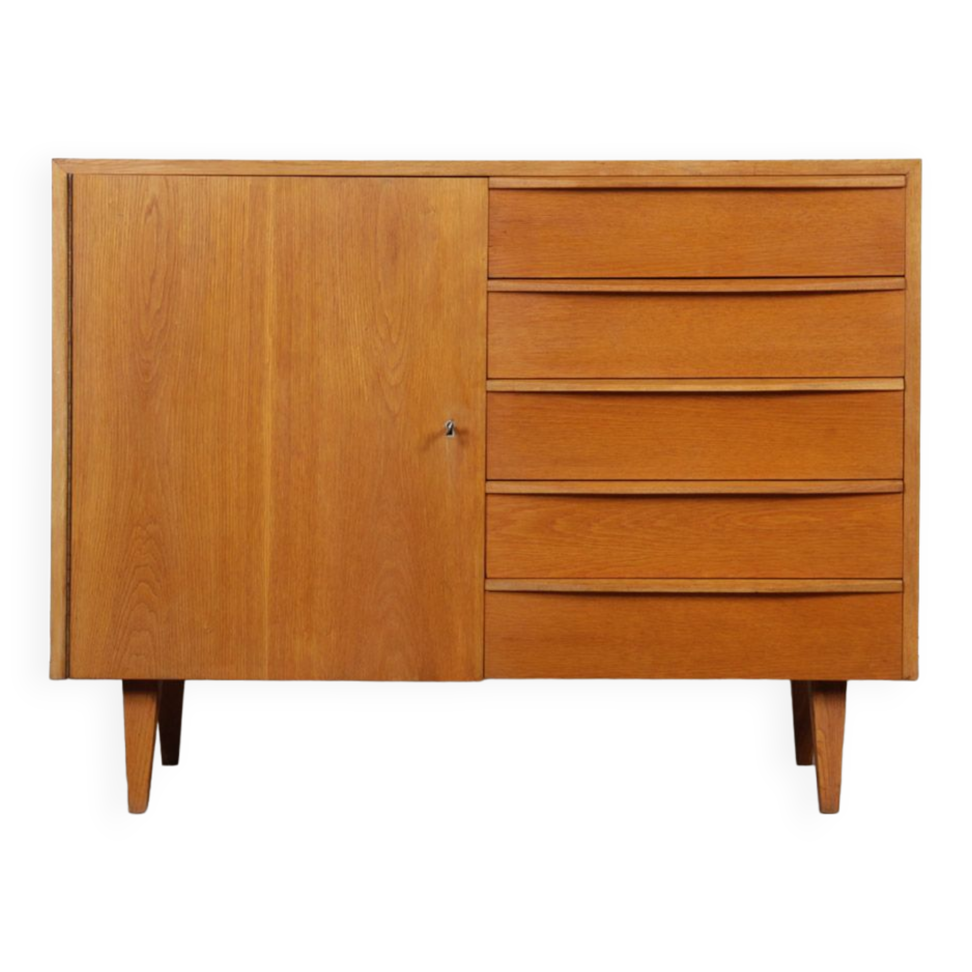 Commode en bois produite par Drevozpracujici podnik, 1960