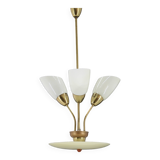 1960s Glass Chandelier by Kamenicky Senov, Czechoslovakia