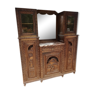 Buffet 2 corps Brteon néo gothique