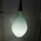 Scandinavian glass pendant light Holmegaard 50, 60's