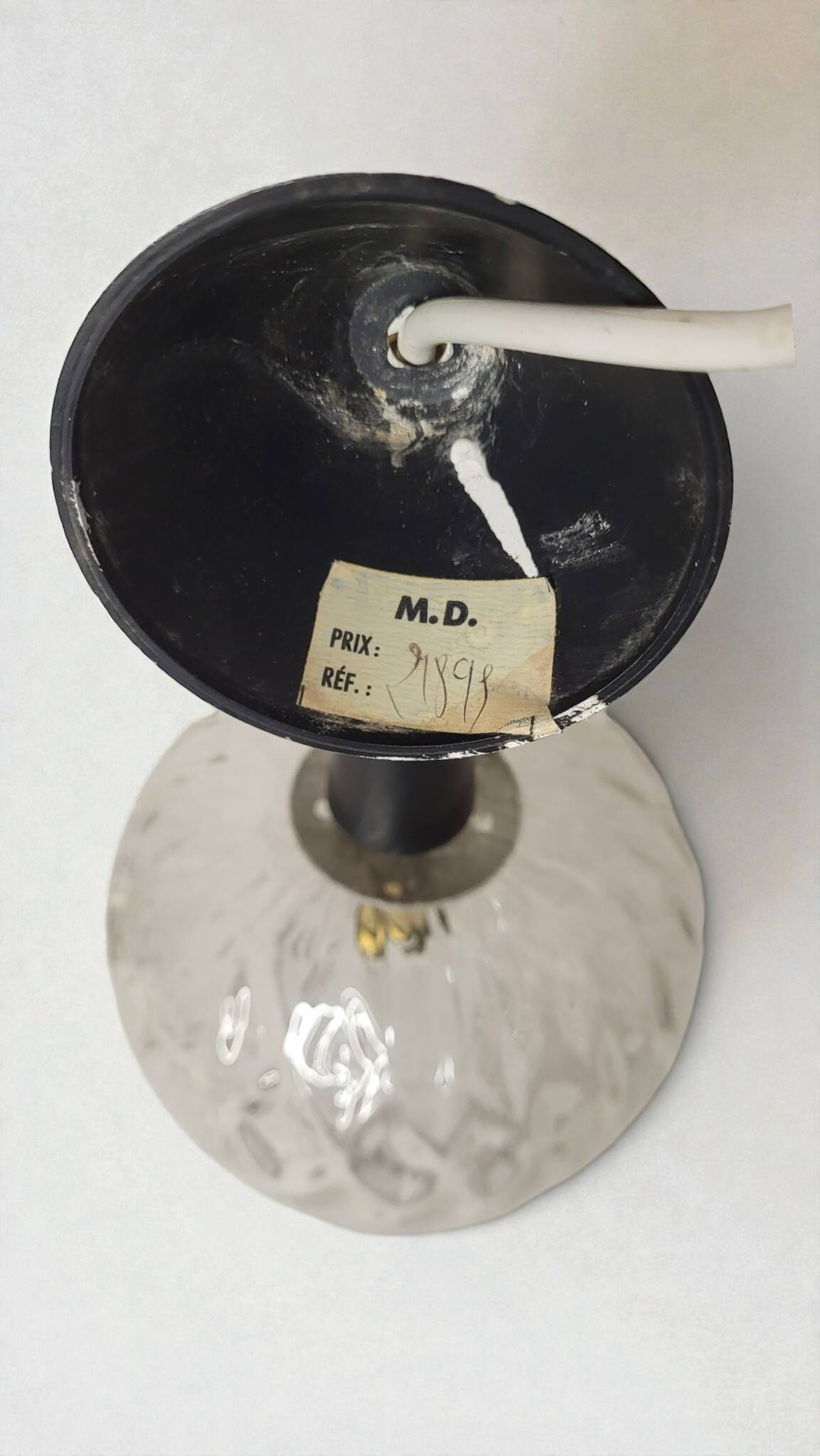 Glass pendant, 1960s