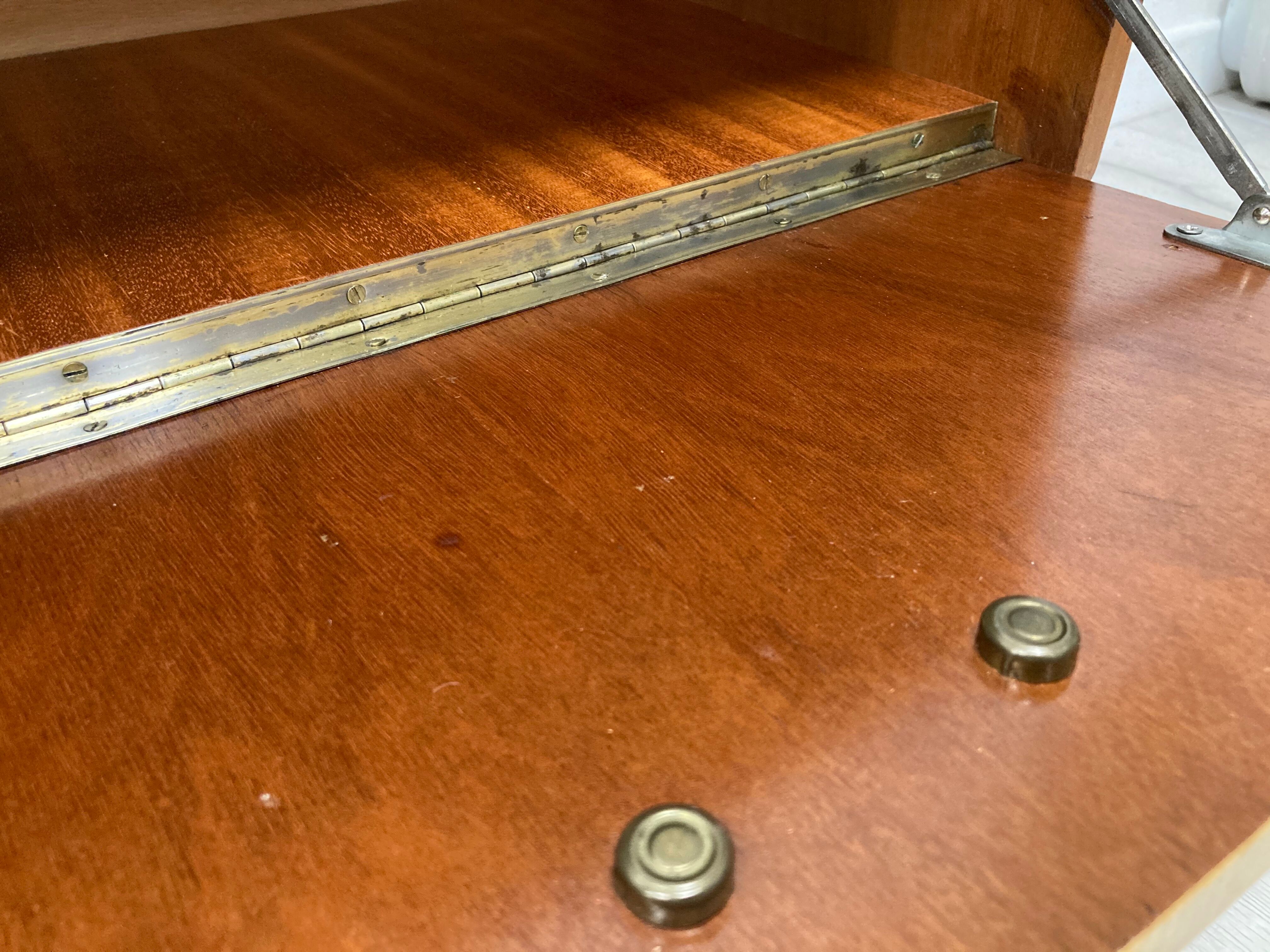 Pair of 1960s bedside tables compass feet