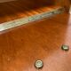 Pair of 1960s bedside tables compass feet