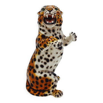 Leopard Statue Ceramic