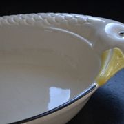 Italian earthenware fruit dish/basket