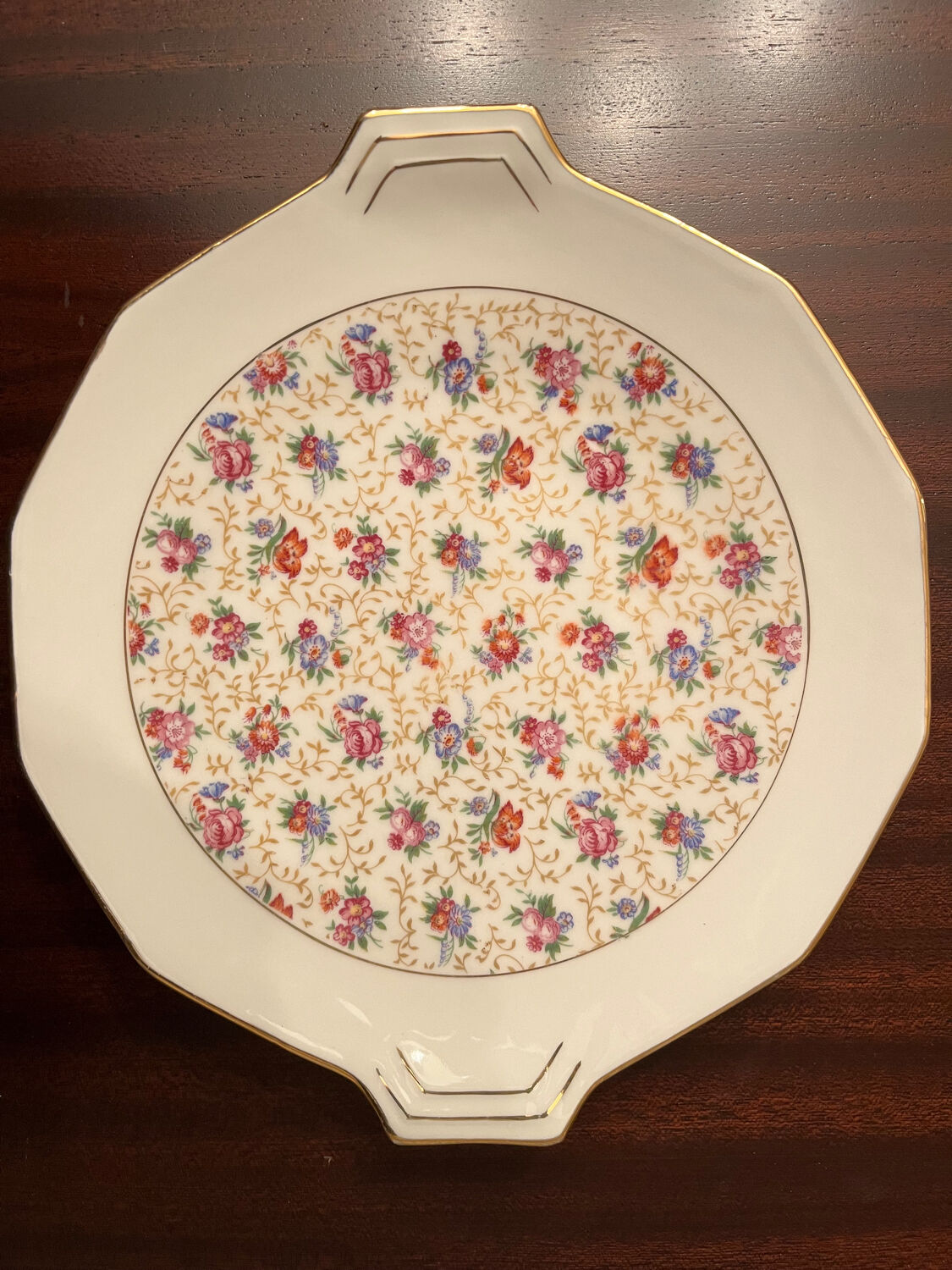 Pie dish & dessert plates