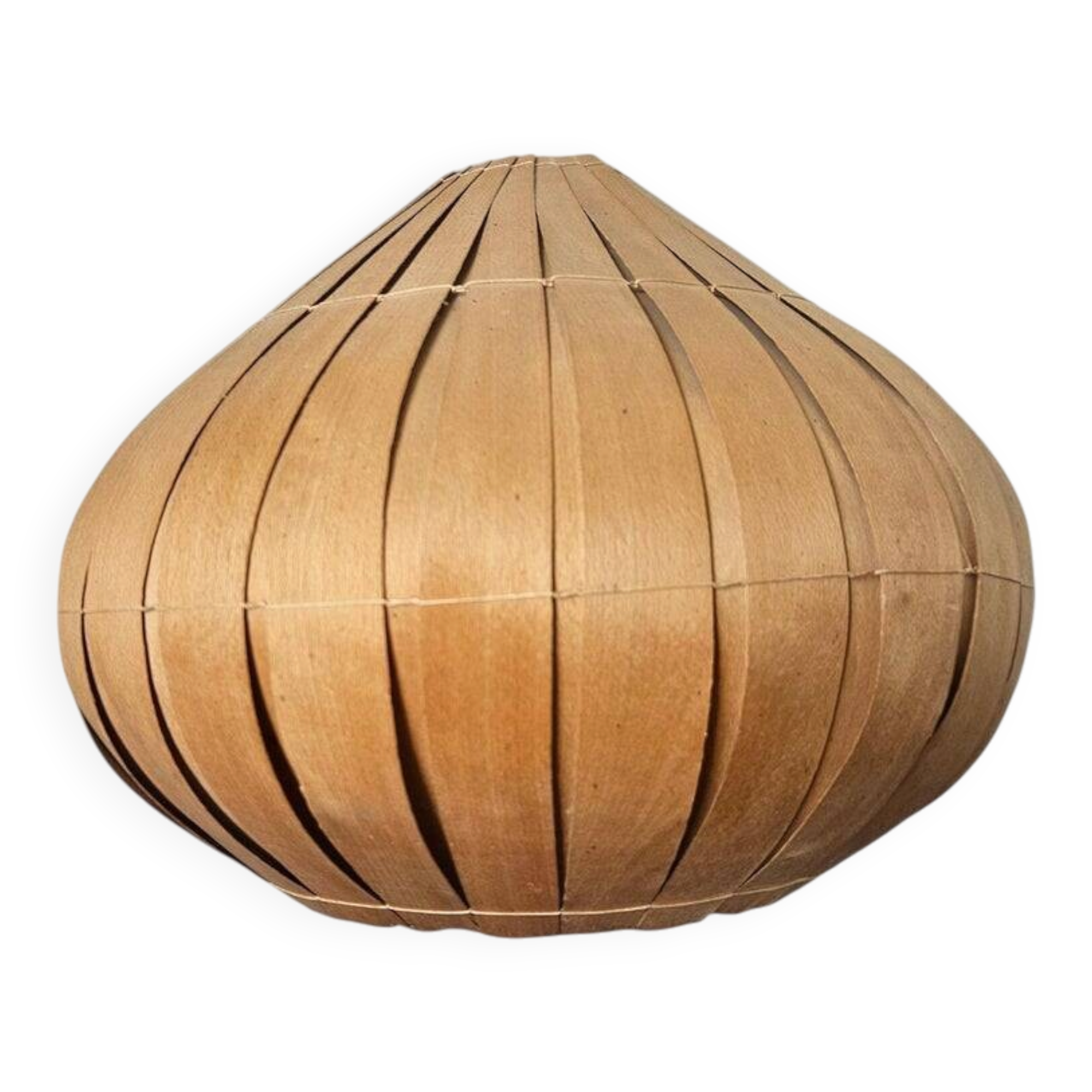 Midcentury Veneer Pendant in style of Hans-Agne Jakobsson, Denmark, 1960s