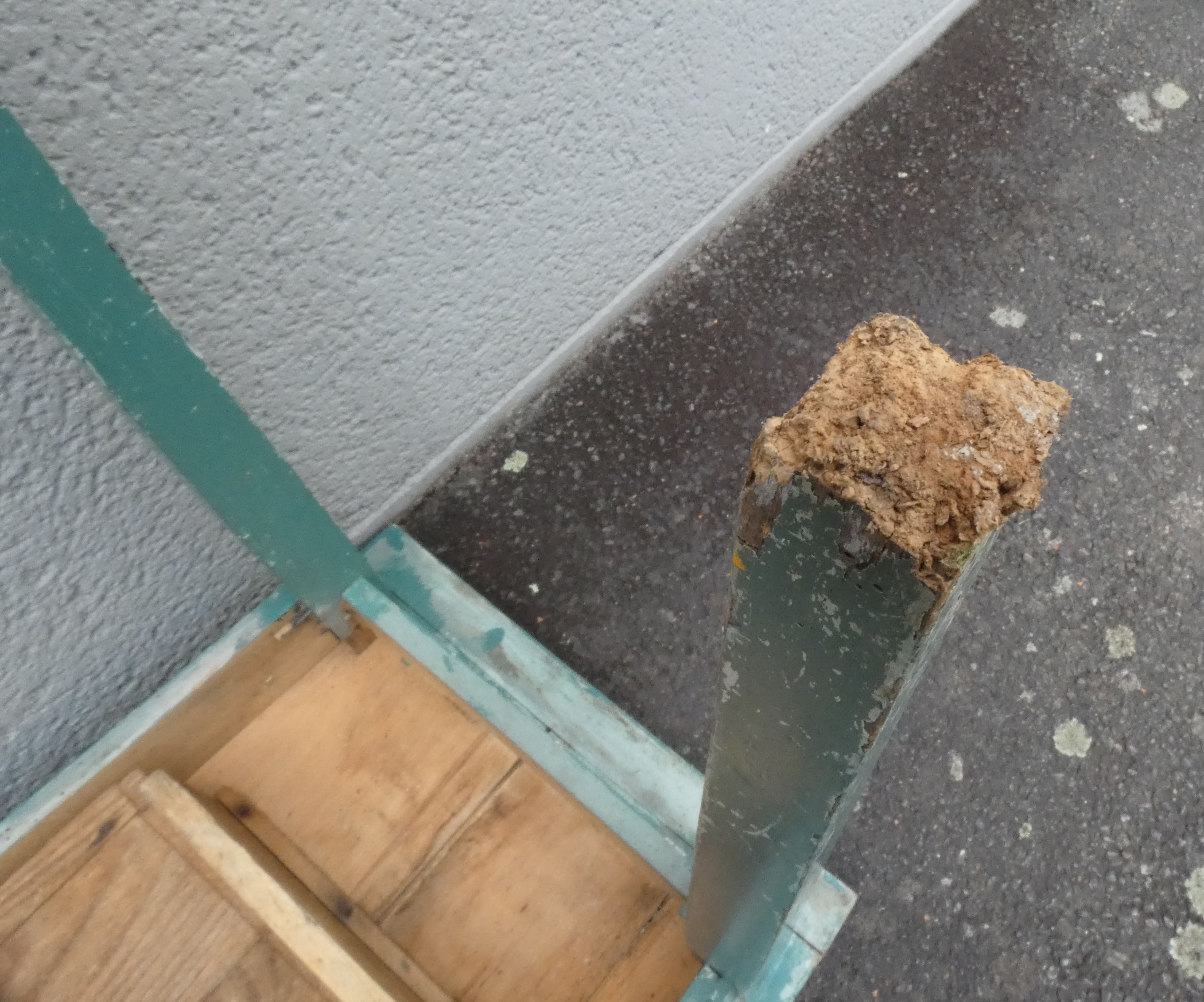 Old wooden table vintage patina