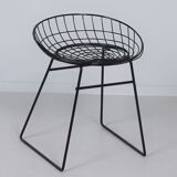 Black Pastoe KM05 wire stool – Braakman & Dekker