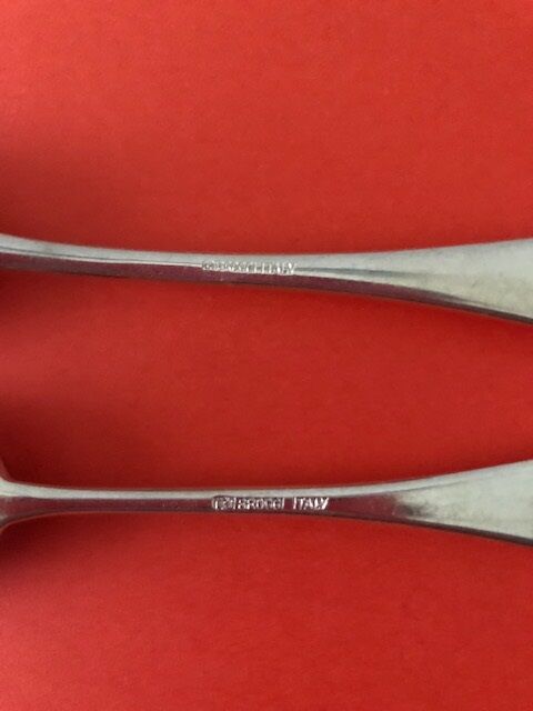 4 teaspoons, mocha Broggi Italy, model Baguette