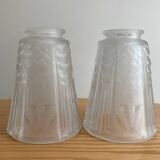 Pair of Muller brothers art deco pendant lights