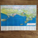 Tourist map of Naples and its bay
