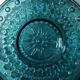 Teal Sunburst Blue Bubble Glass Vase / Erich Jachmann for WMF / 1960s