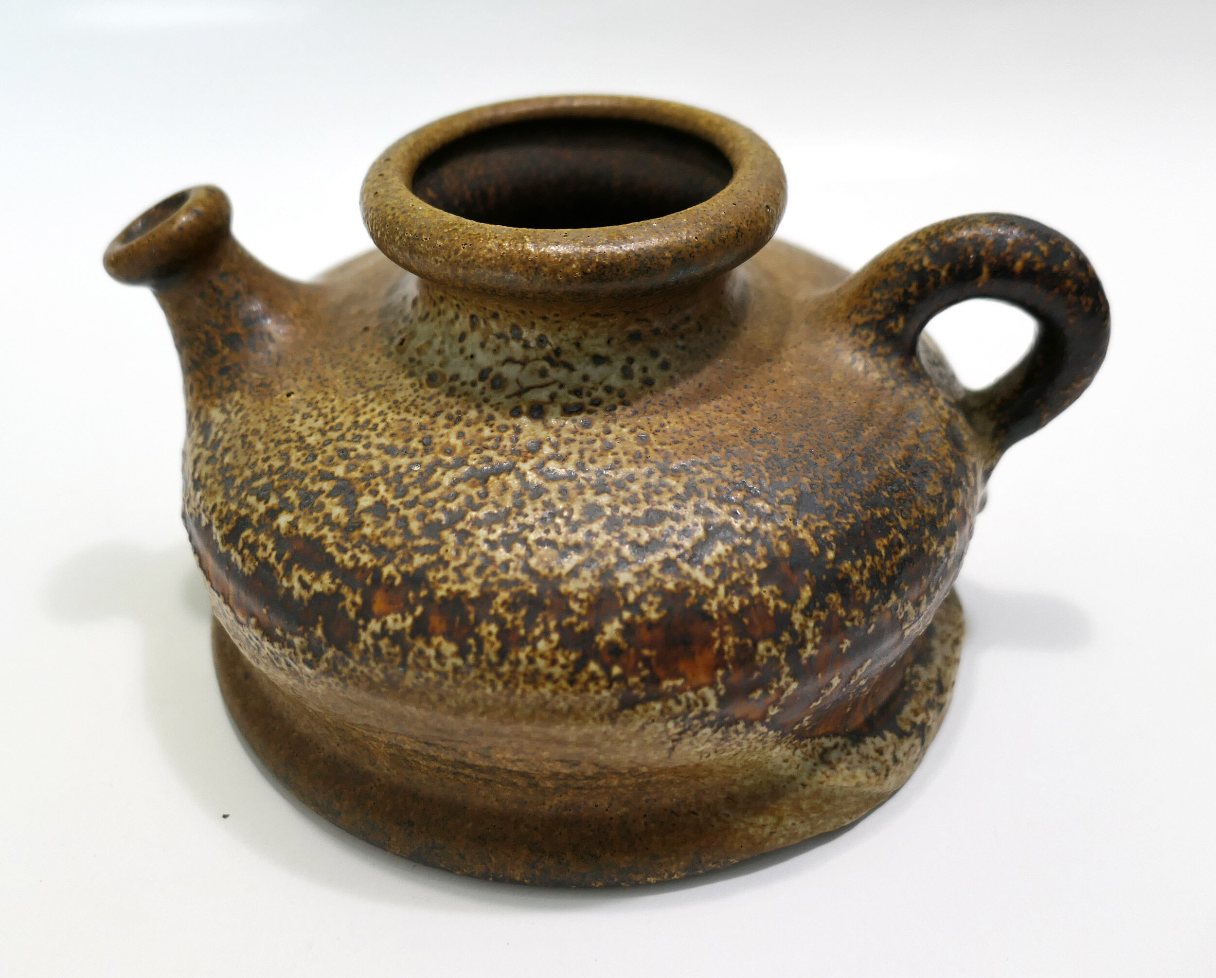 Modernist brutalist ceramic pot 1960s