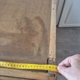 Lot de 2 meubles de metier a tiroir vintage provenant d'une ecole