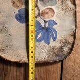 Square ceramic plate – signed Gustave Reynaud (Atelier Ratte)