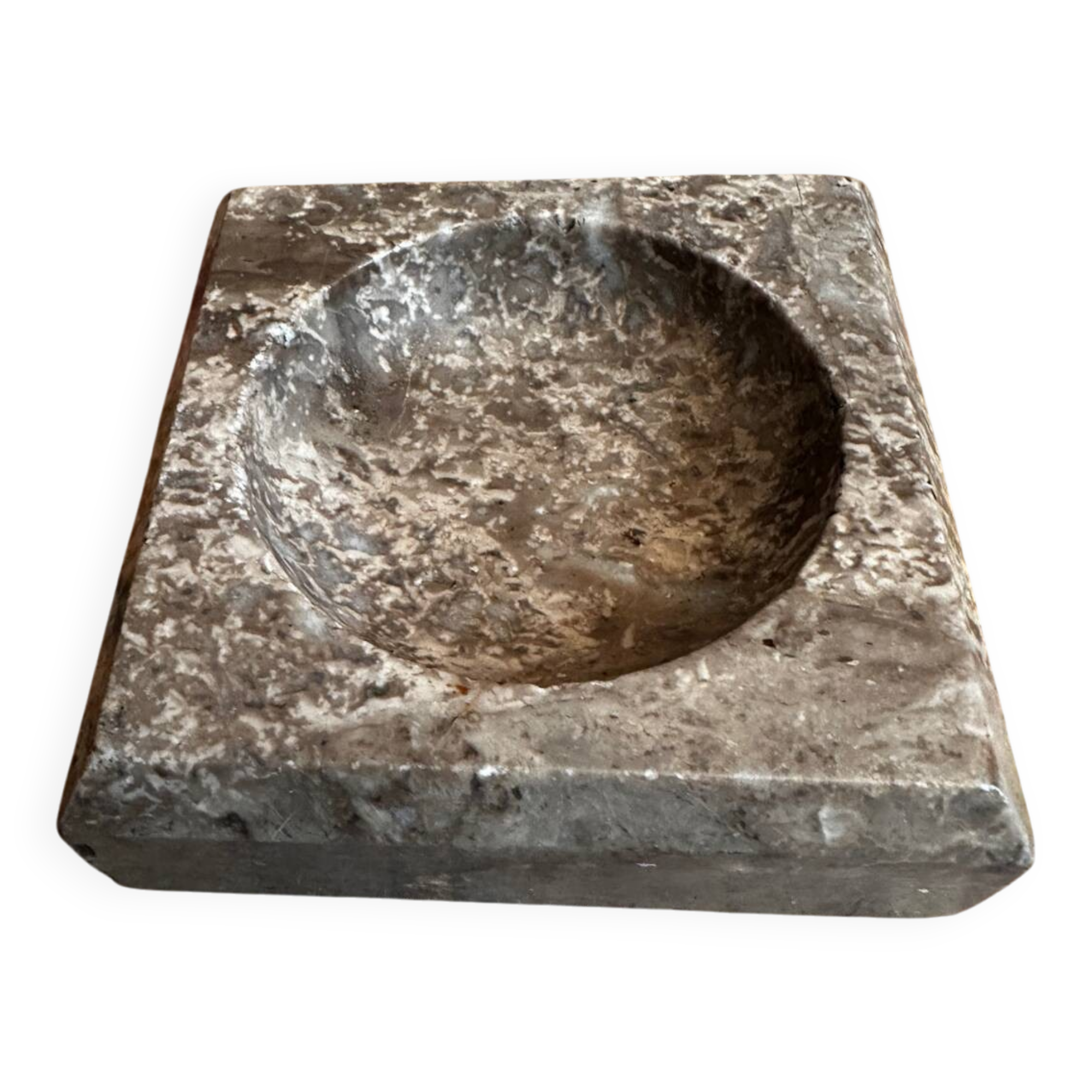 Cendrier en Marbre période Art-Deco 10/10 cm