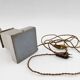 Lamp base Corn ears Maison Charles in silvered bronze 1970