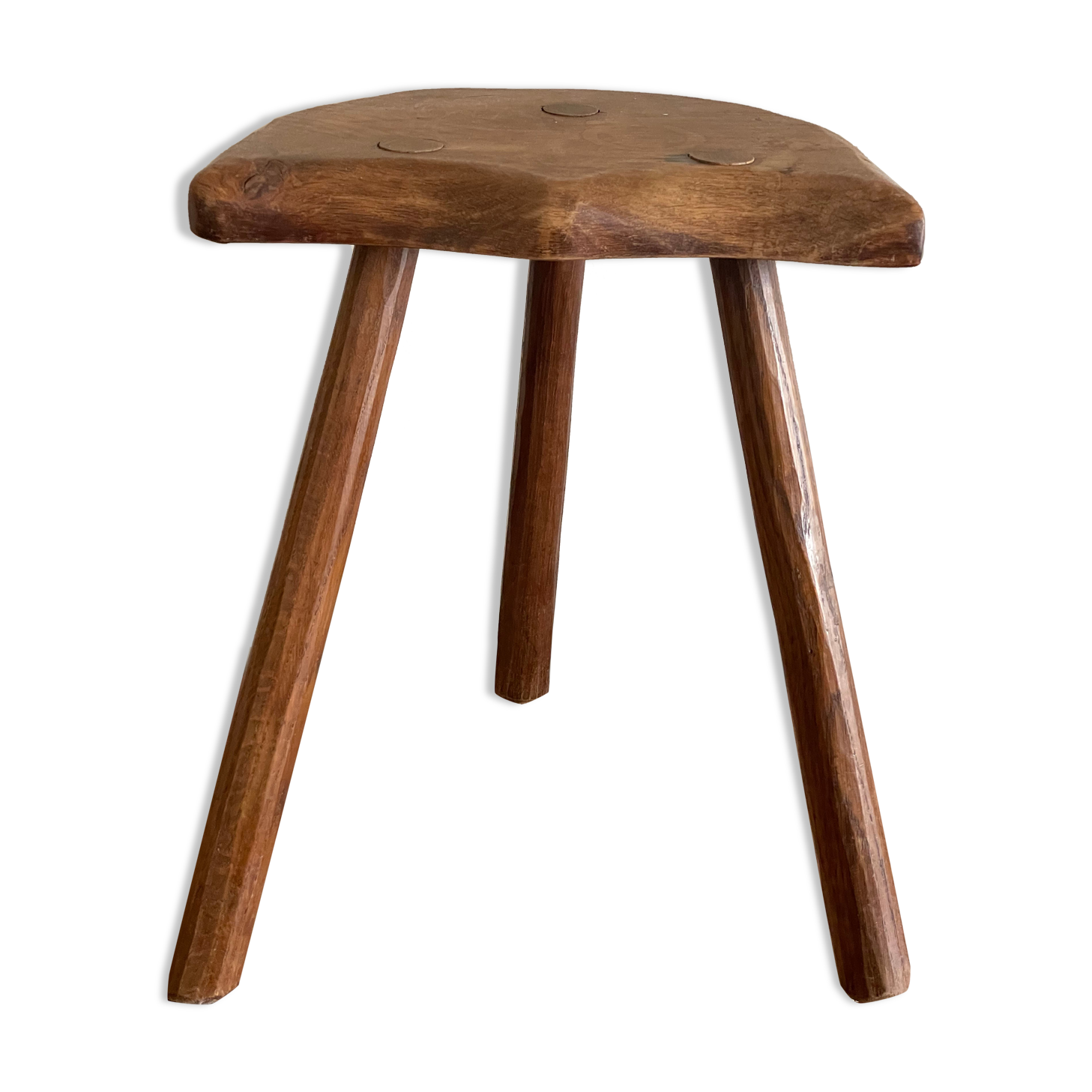 Wooden tripod stool