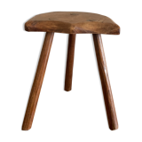 Tabouret tripode en bois