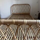 Authentic rattan bed