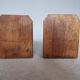Wooden dog bookends