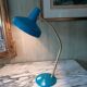 Lampe de bureau vintage bleue