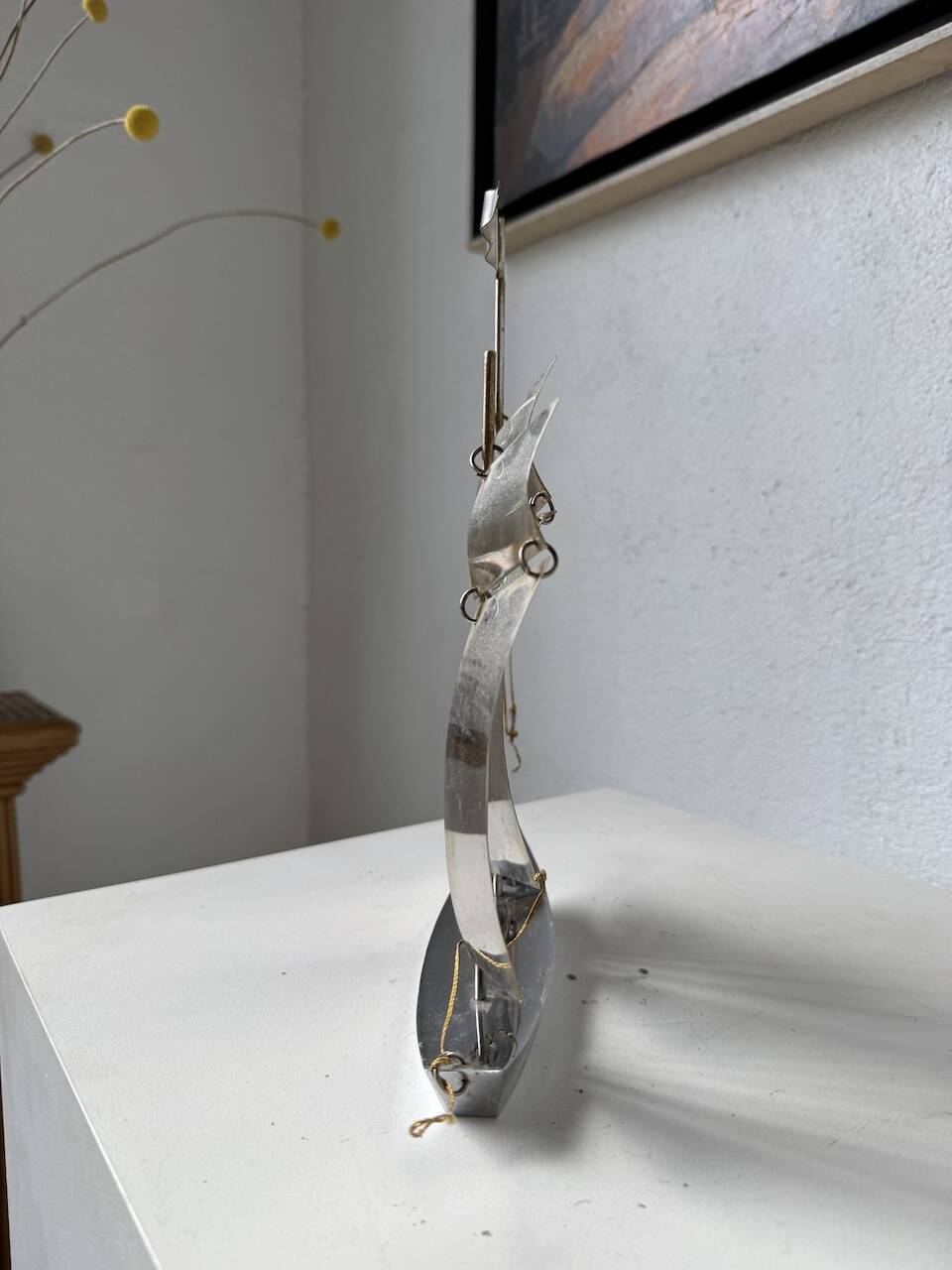 Stainless steel boat from the 1980s.