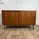 Scandinavian mid-length teak teak row, 60s