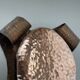 rare handmade solid copper Stilnovo Style Theatre Wall Light, Italy 1950s