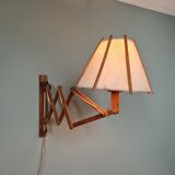 Scandinavian scissors wall lamp, 60s