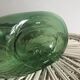 Glass bottle lady jeanne green flat 2 liters