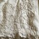 Cloth of linen embroidered setback richelieu figure cp thread Castle
