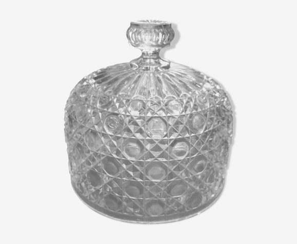 Cheese bell model diamond pierreries Portieux or Baccarat