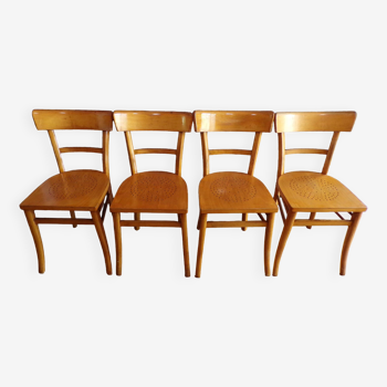 Set of 4 vintage bistro chairs