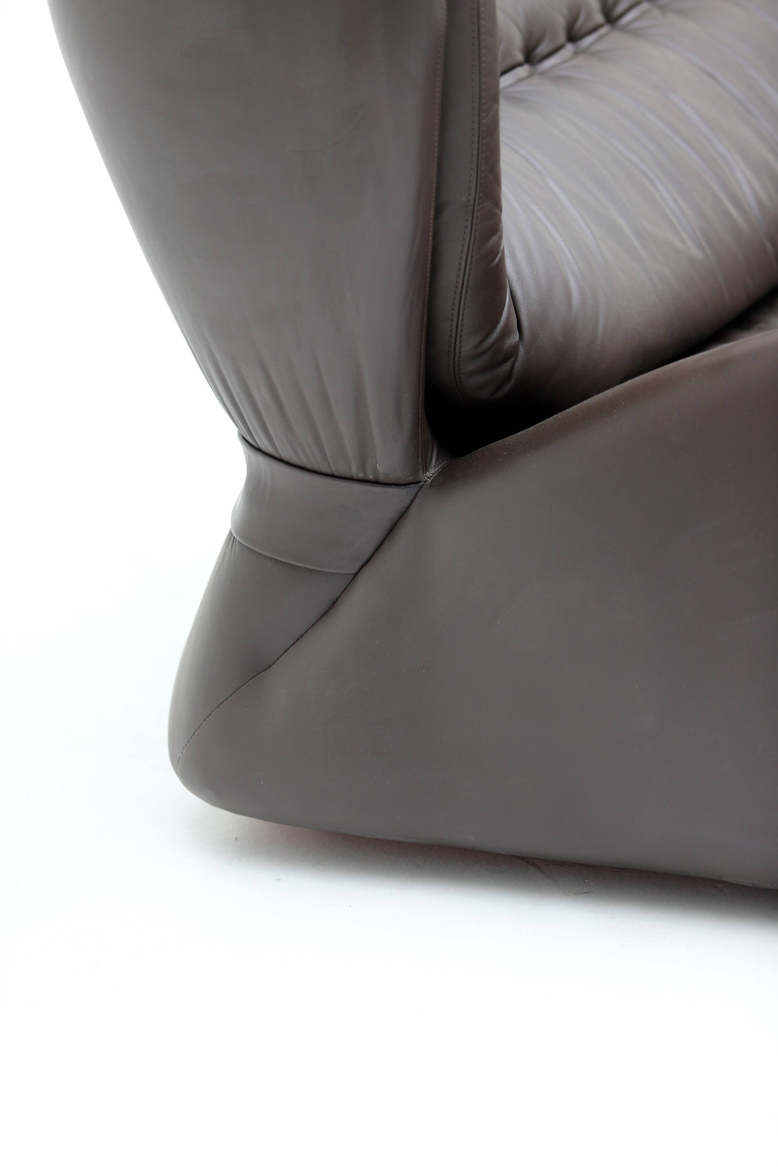 three-seat sofa model Pasha, manufactured in the 1970s by Durlet, Belgium.