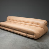 Soriana 4 Seater Sofa by Tobia & Afra Scarpa for Cassina Italy 1960s