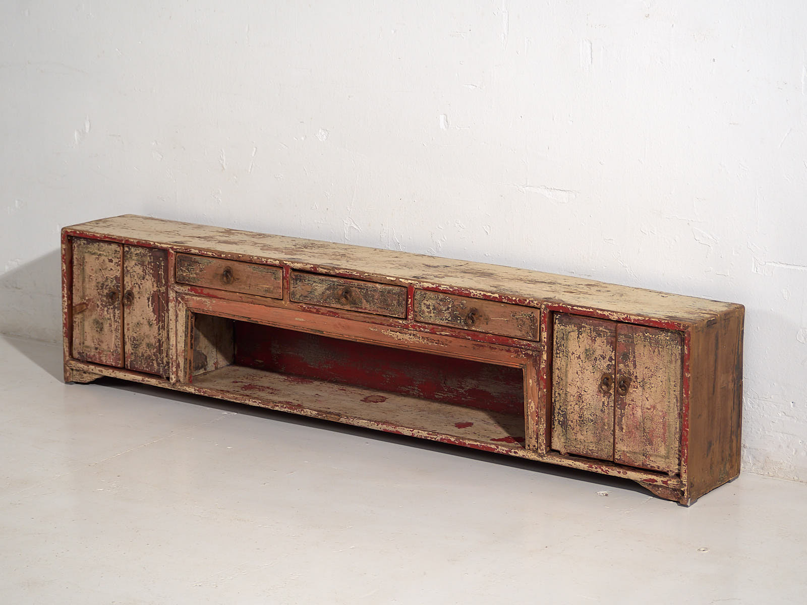 Antique Wabi Sabi Style TV Cabinet (c.1900)