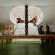3-metre pine dining table