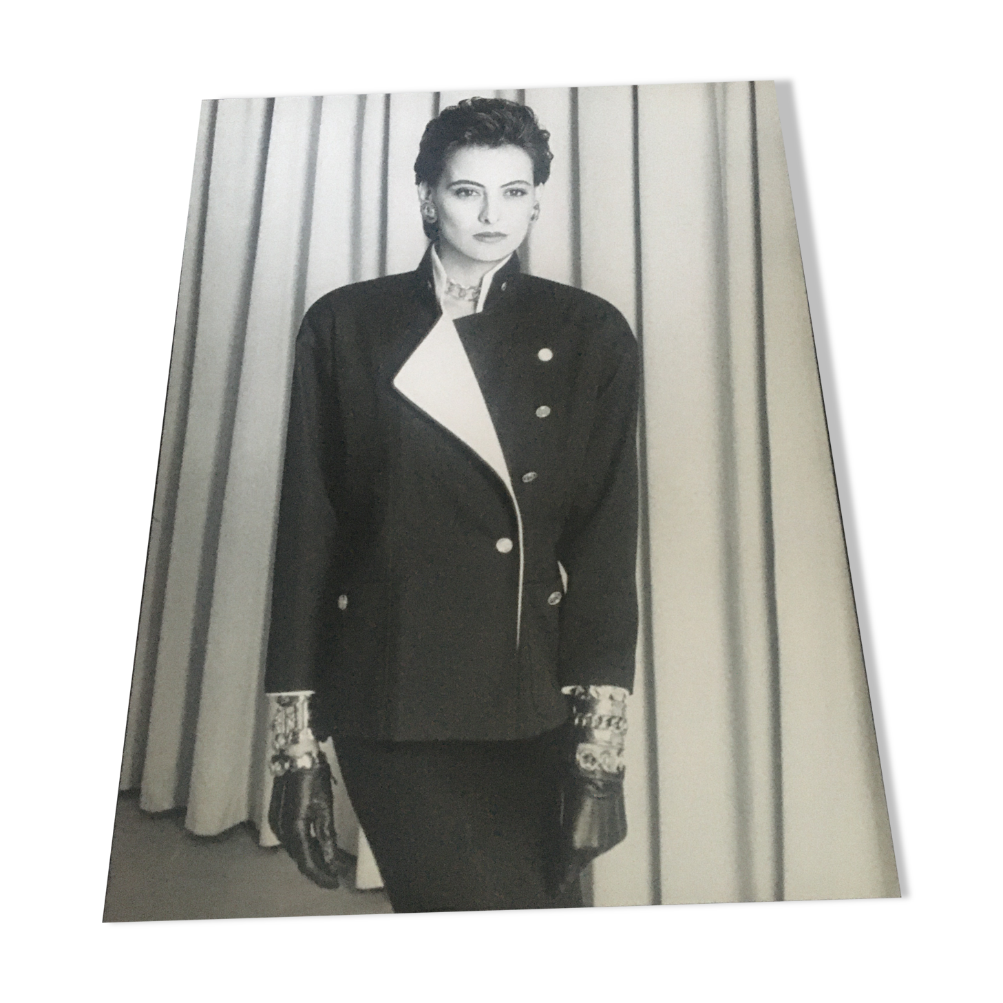 Photographie vintage Chanel, 1986, Ines de la Fressange par Karl Lagerfeld