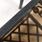 Set of 3 wrought iron nesting tables