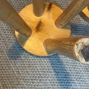 Pair of Charlotte Perriand stools - 1965 for Les Arcs 1600