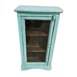 Vitrine murale en teck birman