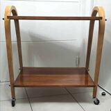 Vintage rolling serving cart